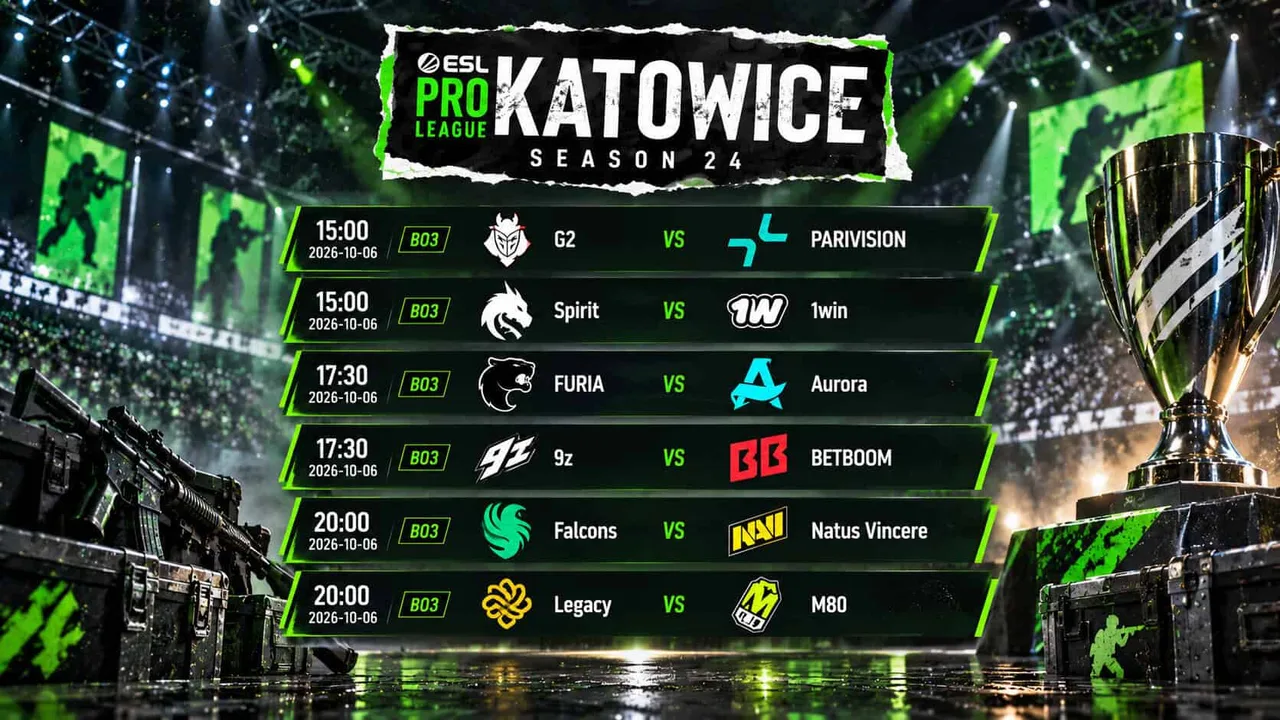 ESL Pro League Season 24 Katowice maç programı belli oldu