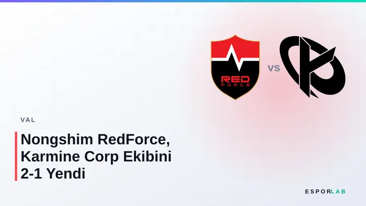Nongshim RedForce, Karmine Corp Ekibini 2-1 Yendi