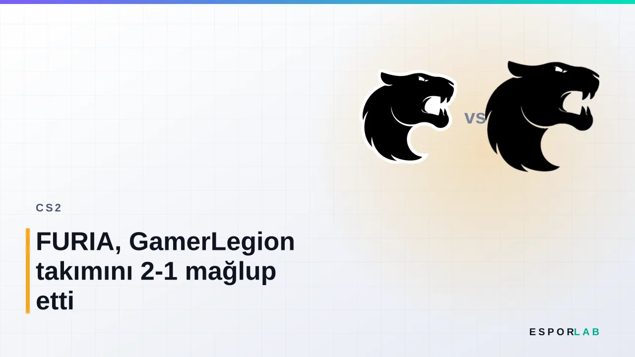 FURIA, GamerLegion takımını 2-1 mağlup etti